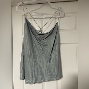 H&M Silver Camisole Top